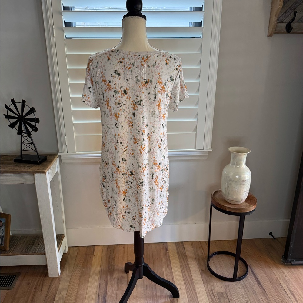 Cupio Speckled V-Neck Cute Short Sleeve Top Like New - Picture 6 of 10
